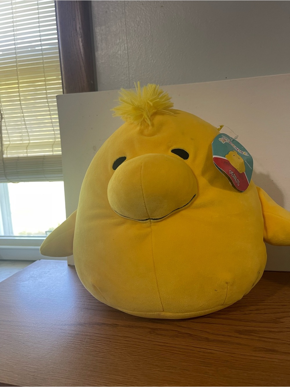 Squishmallows Yellow Woodstock Peanuts Plush